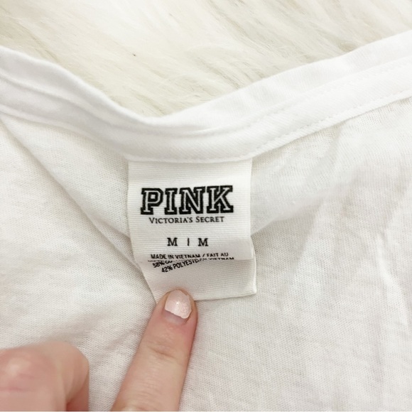 PINK Victoria’s Secret red, white and Blue USA Tank Top - Picture 2 of 2